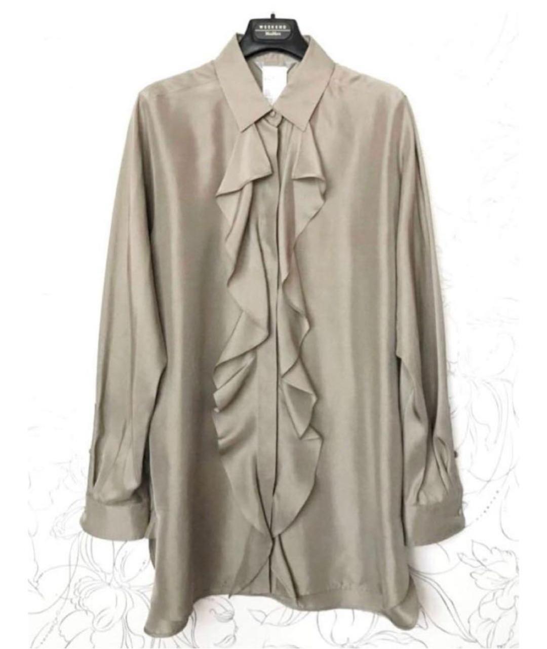 MAX MARA Шелковая блузы, фото 5