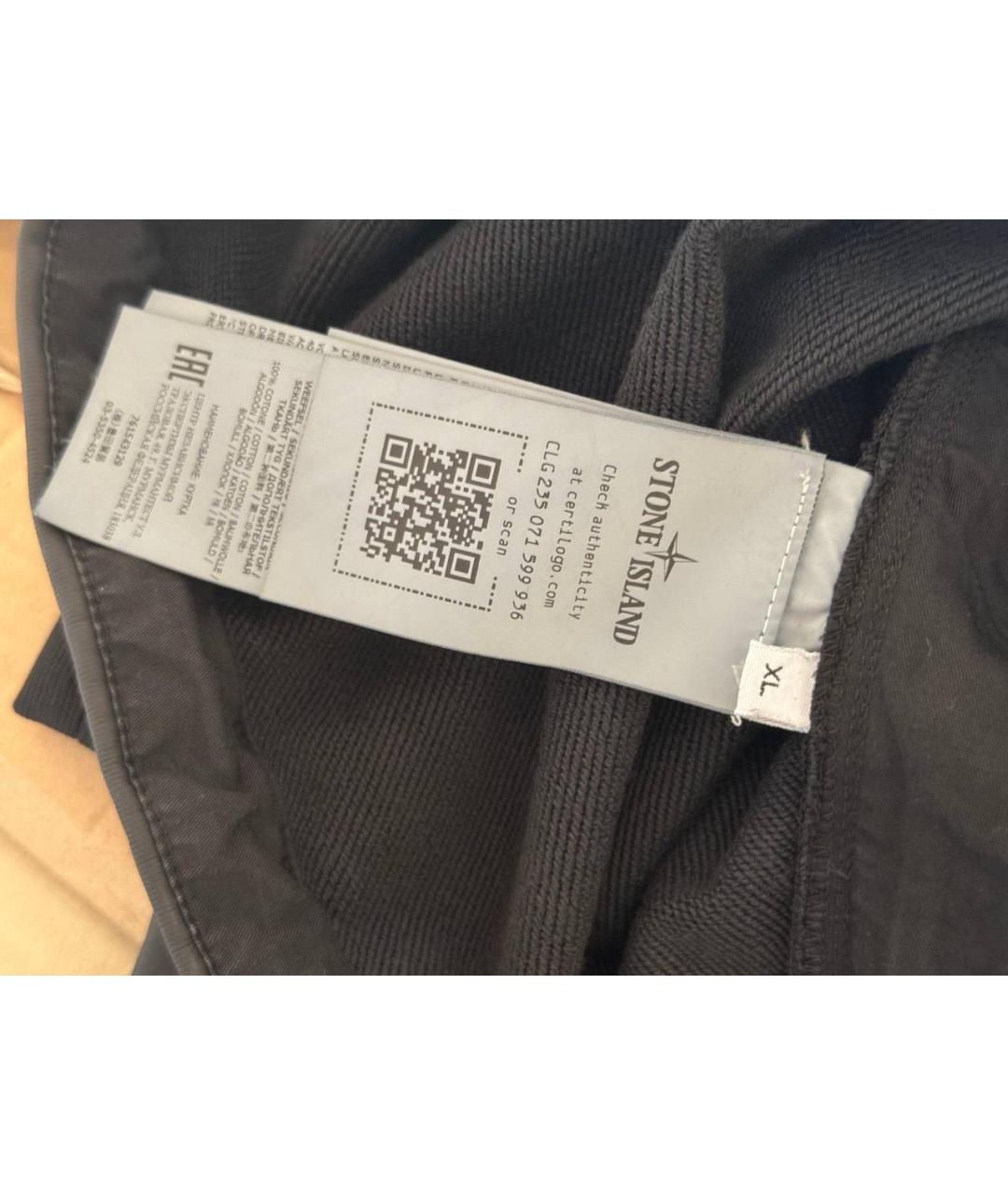 STONE ISLAND Черная куртка, фото 5