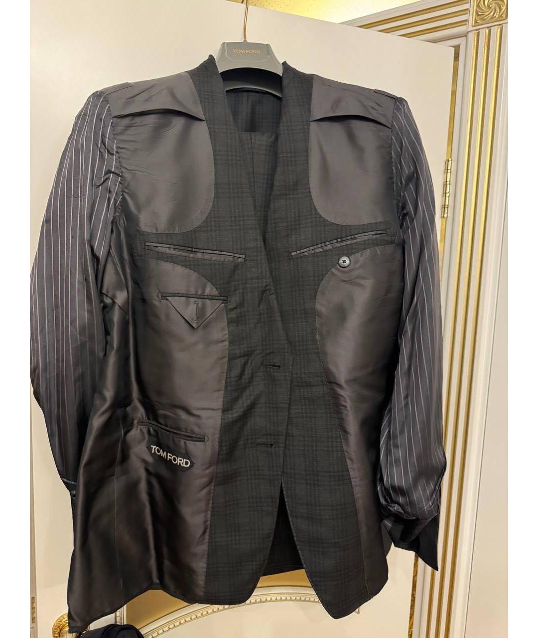 TOM FORD Антрацитовый классический костюм, фото 6