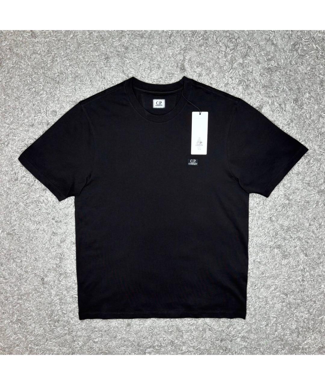 CP COMPANY Черная хлопковая футболка, фото 6