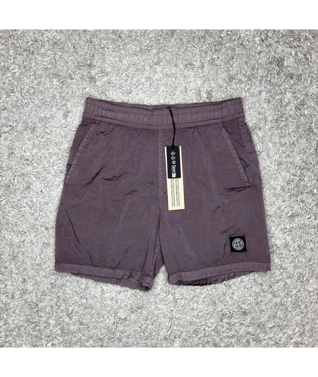STONE ISLAND Коралловые нейлоновые шорты, фото 2