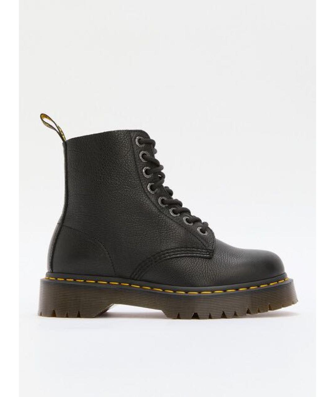 DR. MARTENS Черные кожаные ботинки, фото 9