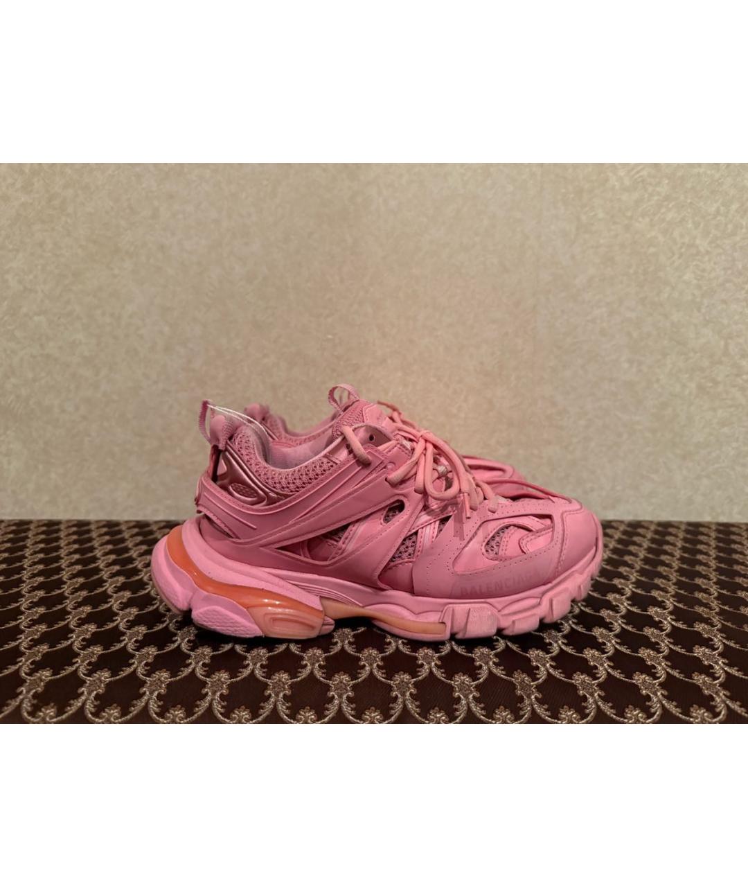 BALENCIAGA Розовые резиновые кроссовки, фото 6