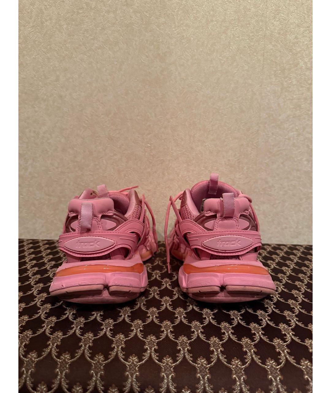 BALENCIAGA Розовые резиновые кроссовки, фото 4
