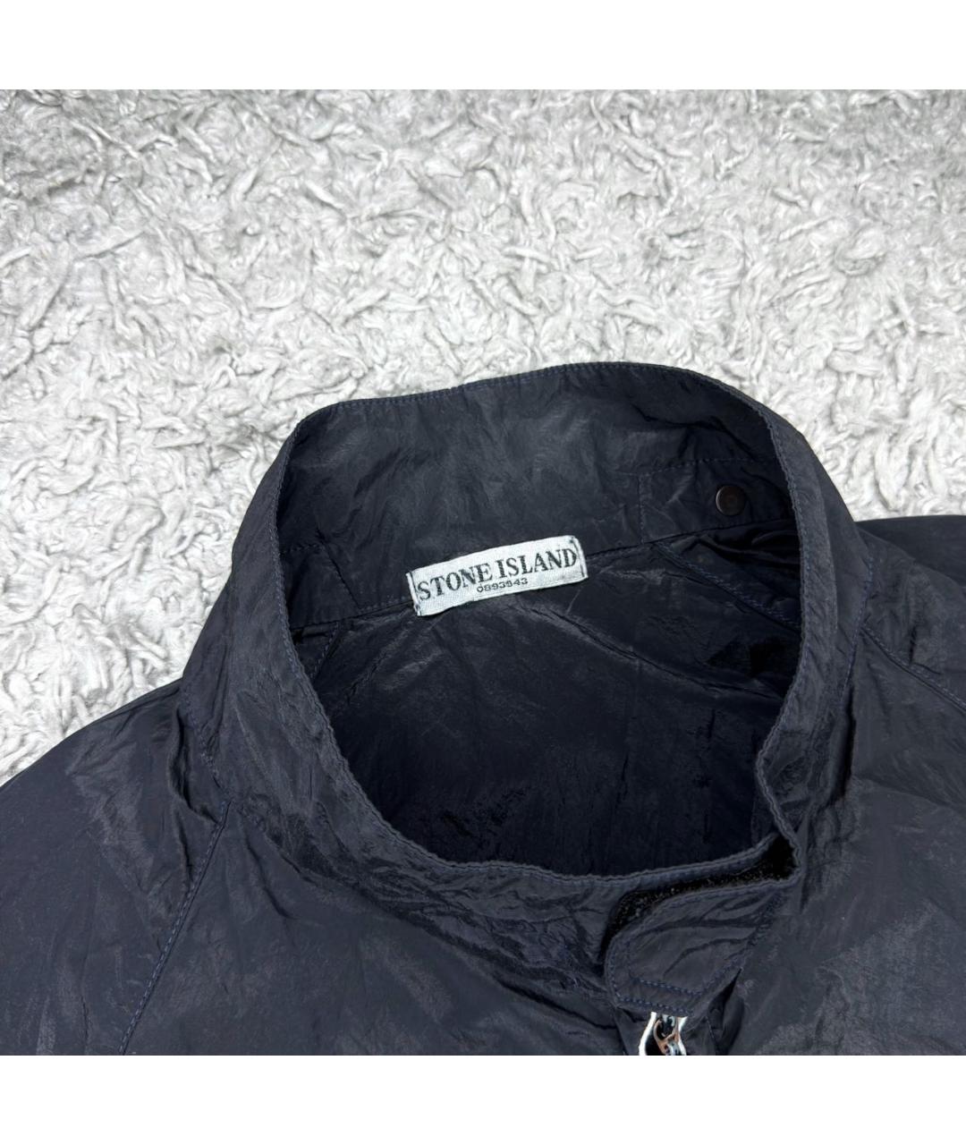 STONE ISLAND Черная полиамидовая куртка, фото 3