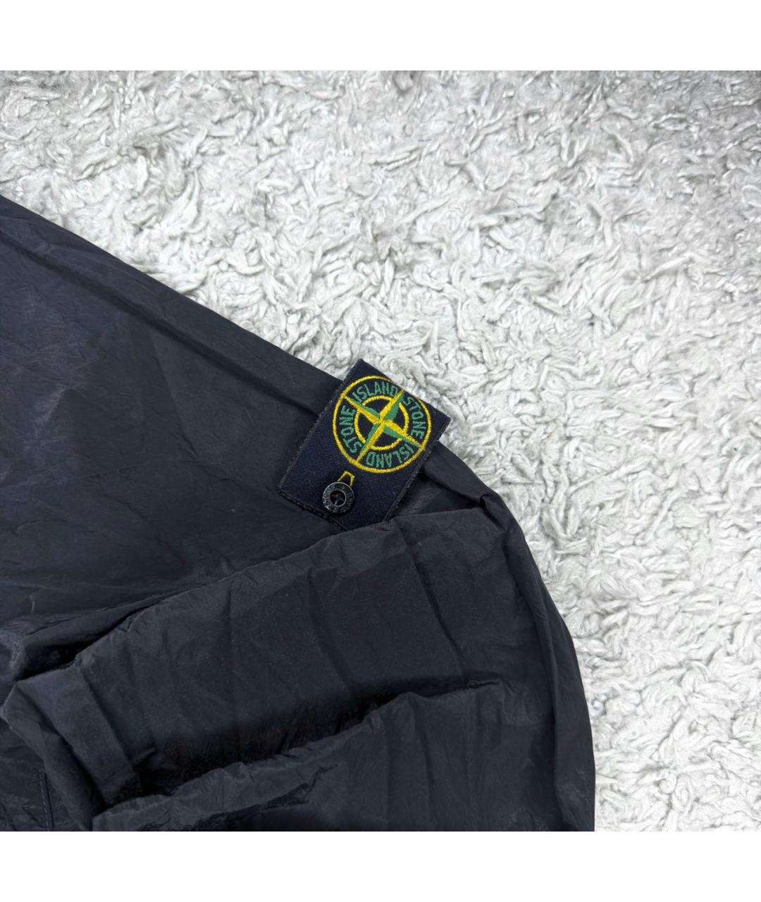 STONE ISLAND Черная полиамидовая куртка, фото 2