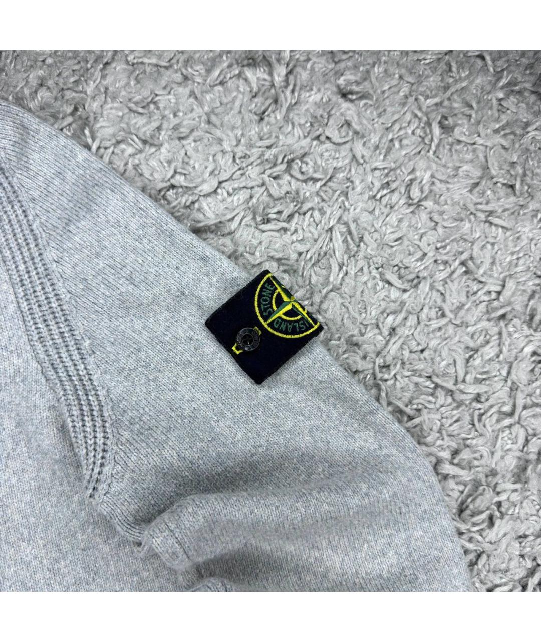 STONE ISLAND Серая водолазка, фото 2