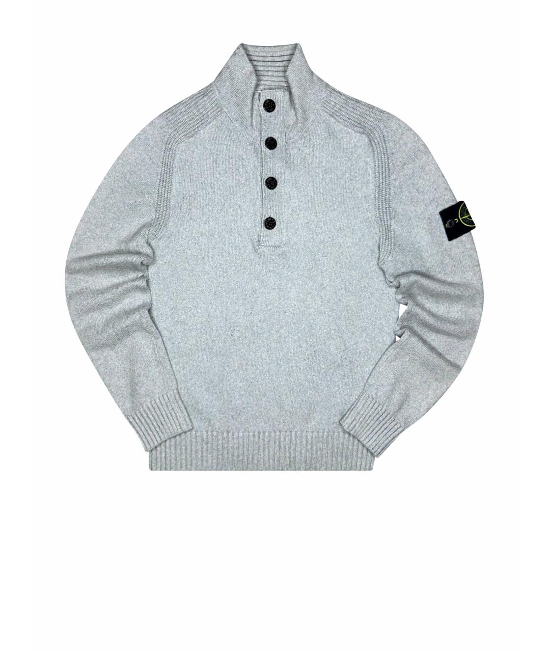 STONE ISLAND Серая водолазка, фото 1