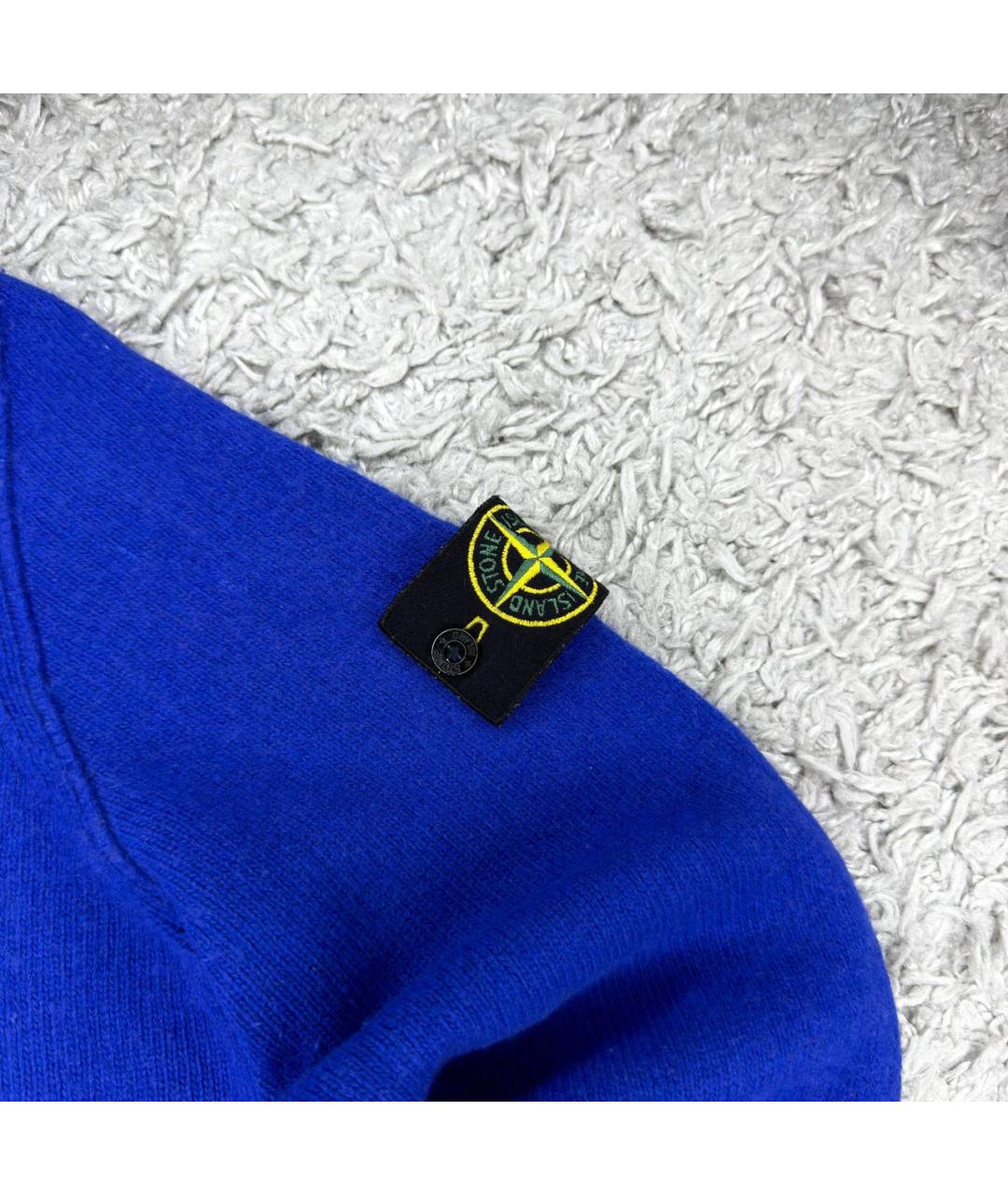 STONE ISLAND Синяя водолазка, фото 2