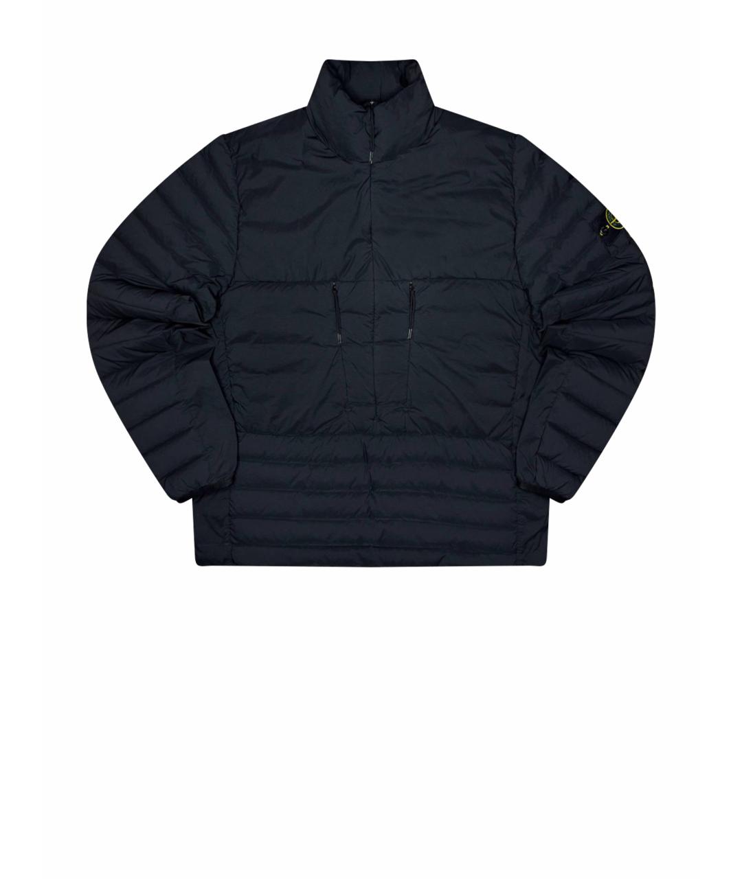 STONE ISLAND Черный пуховик, фото 1