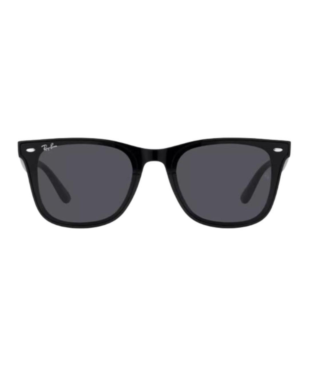 RAY BAN Черные пластиковые солнцезащитные очки, фото 2