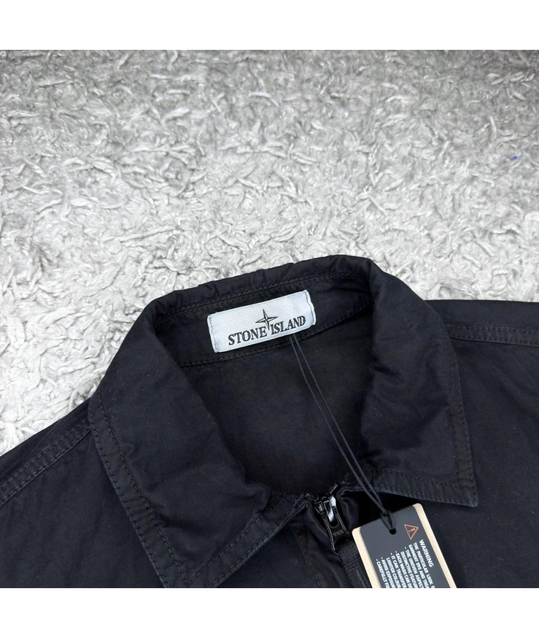 STONE ISLAND Черная куртка, фото 3