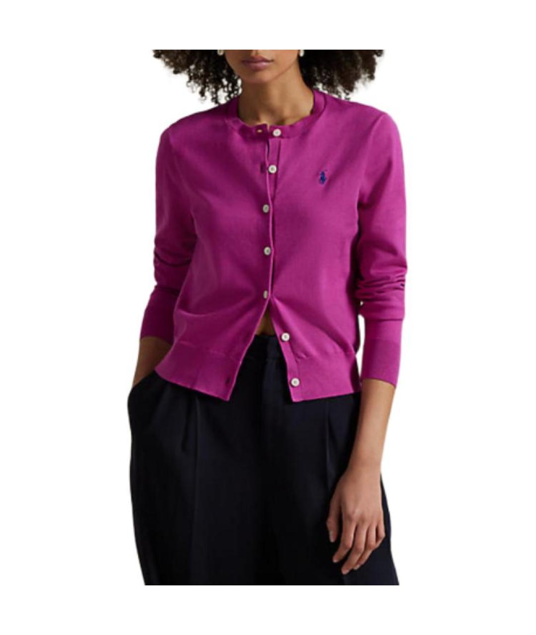 POLO RALPH LAUREN Фиолетовый кардиган, фото 3