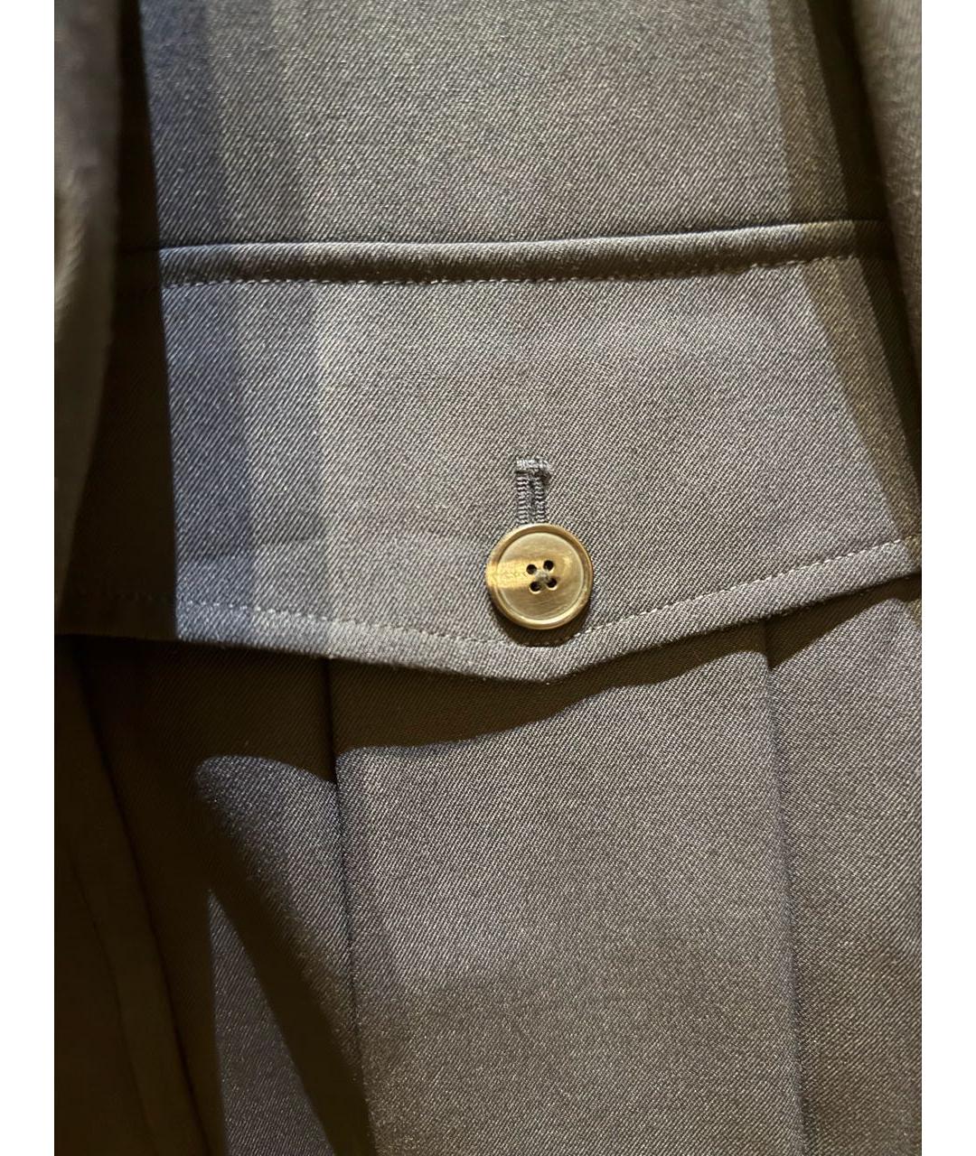 DRIES VAN NOTEN Темно-синяя шерстяная куртка, фото 4