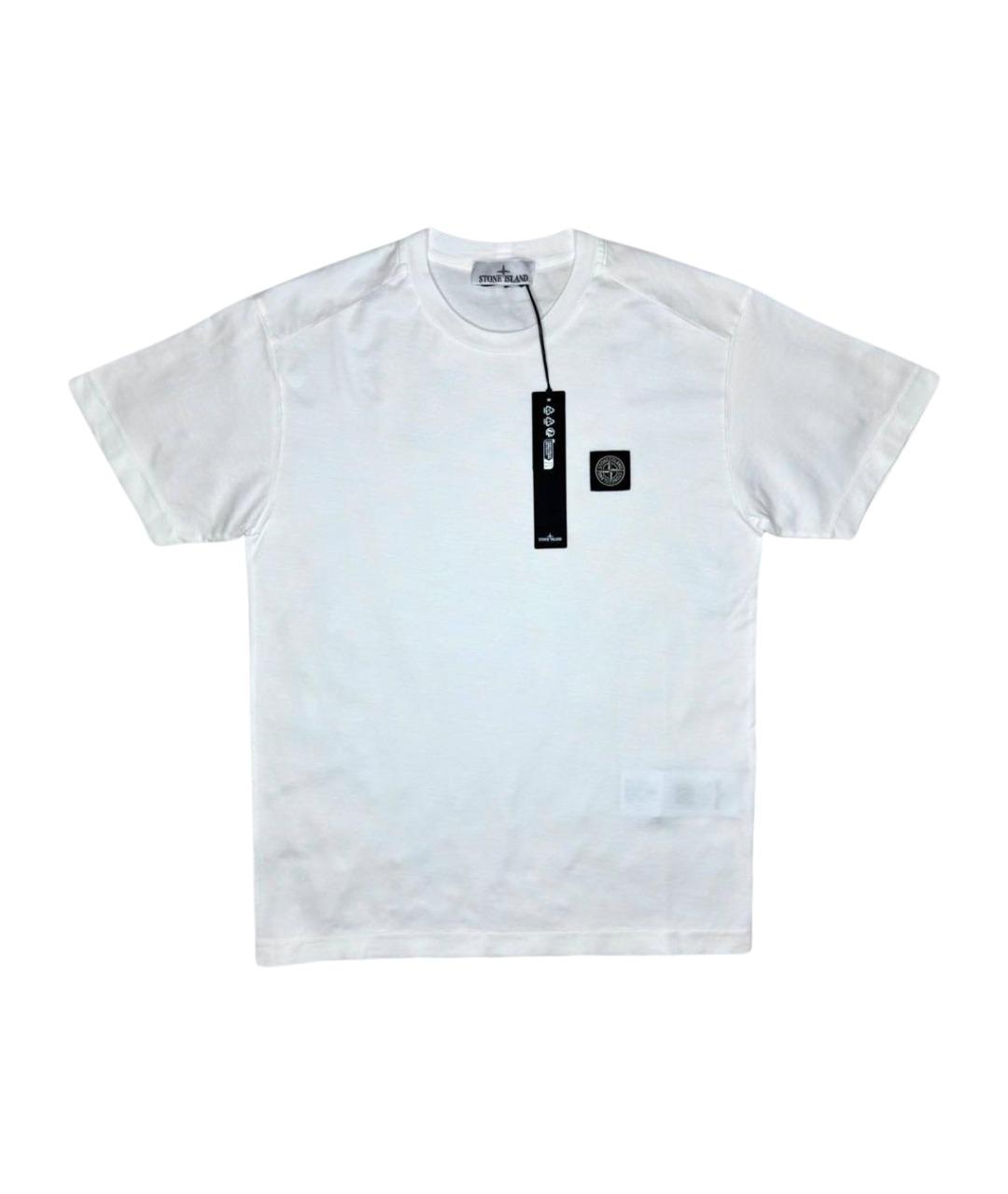 STONE ISLAND Белая футболка, фото 1