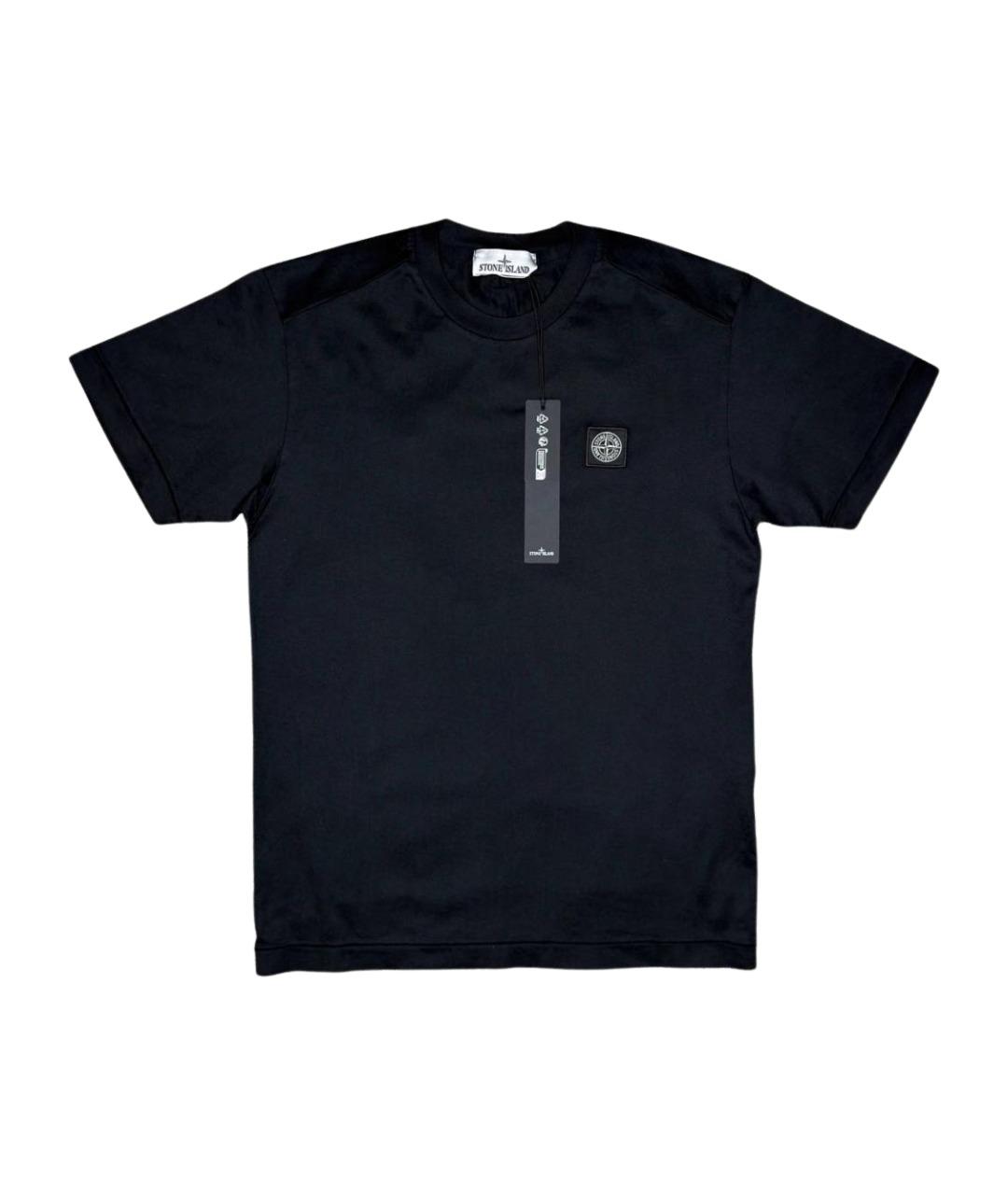 STONE ISLAND Черная футболка, фото 1