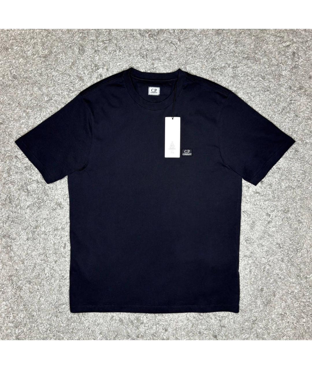 CP COMPANY Темно-синяя хлопковая футболка, фото 6