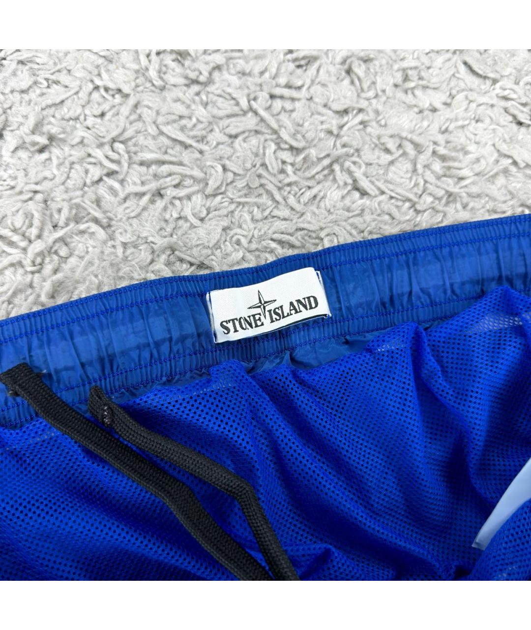 STONE ISLAND Темно-синие шорты, фото 6
