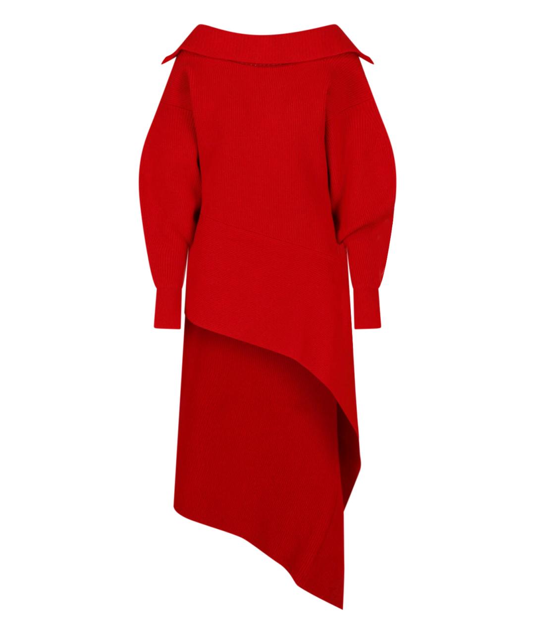 GIVENCHY Красное шерстяное вечернее платье, фото 1
