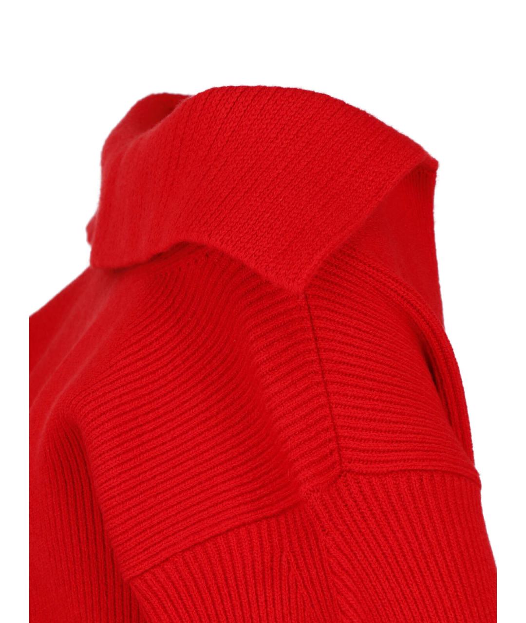 GIVENCHY Красное шерстяное вечернее платье, фото 4