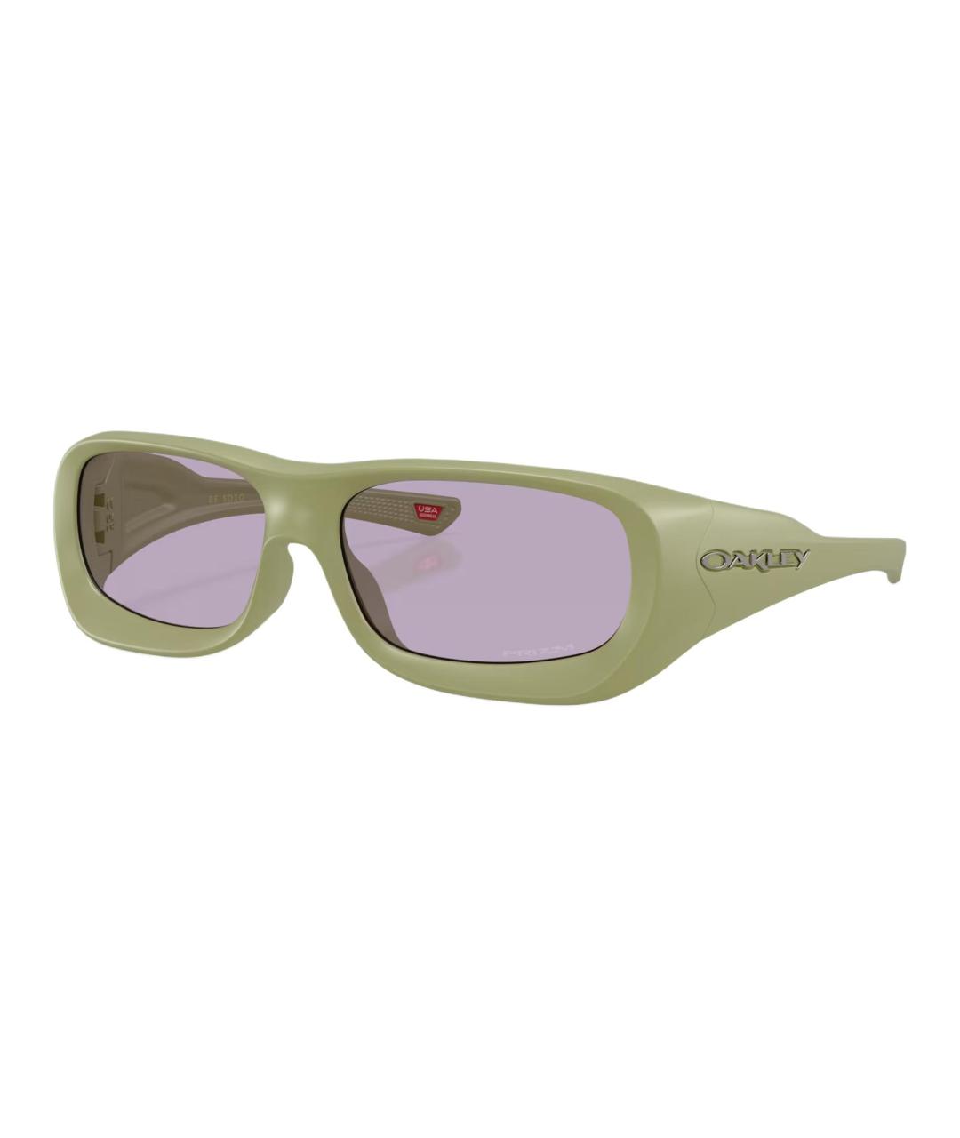 OAKLEY Зеленые пластиковые солнцезащитные очки, фото 1