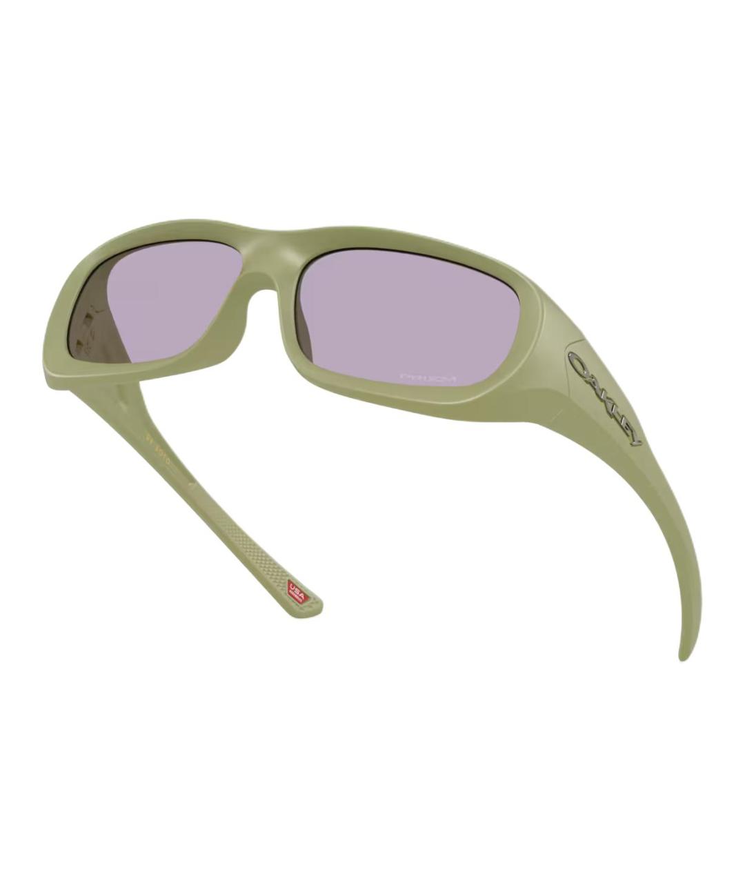 OAKLEY Зеленые пластиковые солнцезащитные очки, фото 4