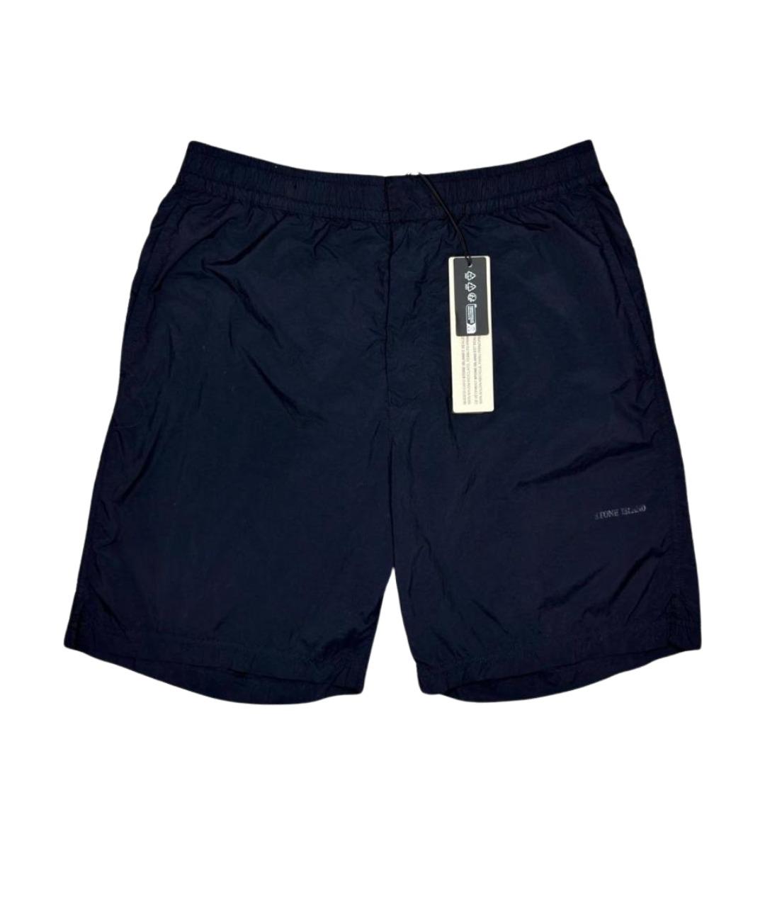 STONE ISLAND Черные шорты, фото 1