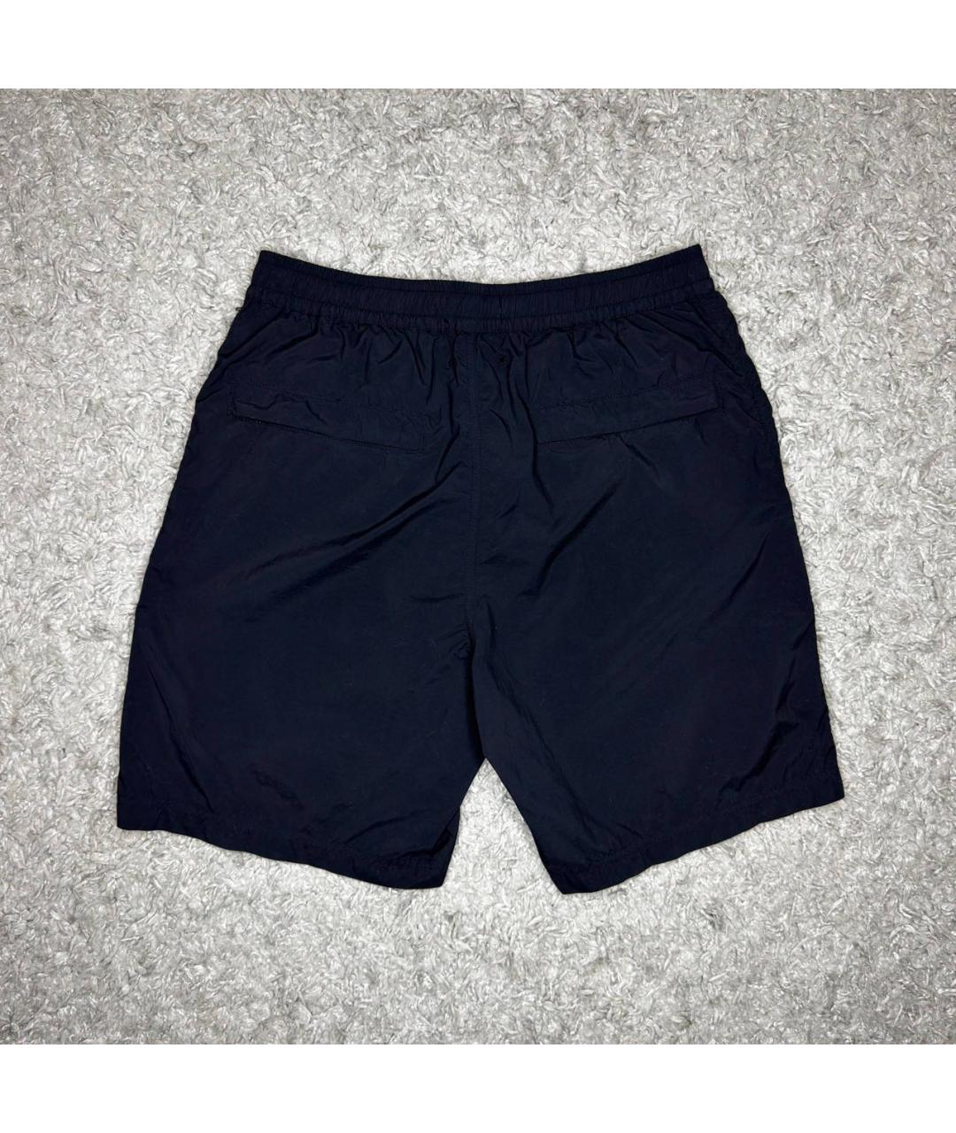 STONE ISLAND Черные шорты, фото 3