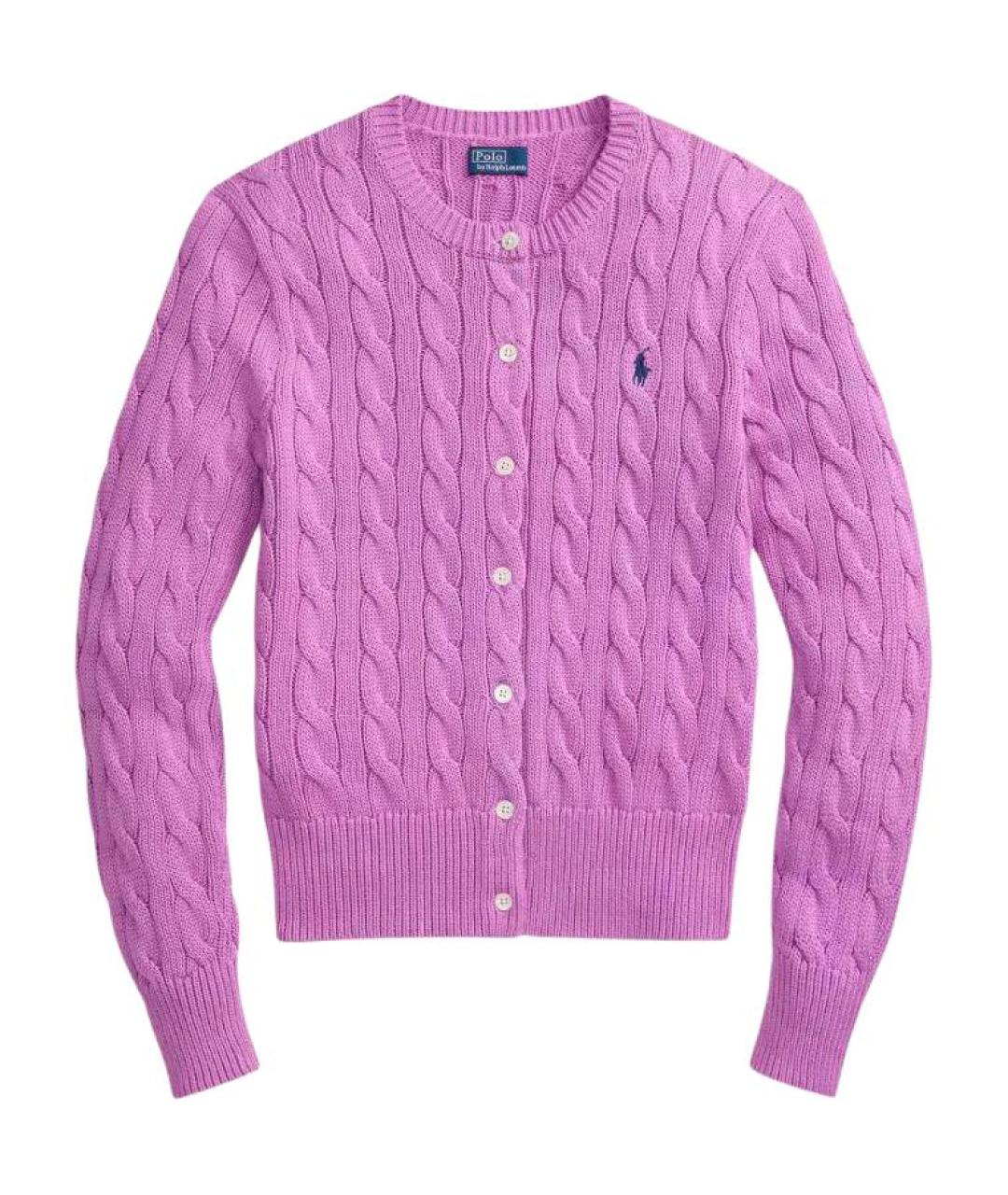 POLO RALPH LAUREN Фиолетовый кардиган, фото 1