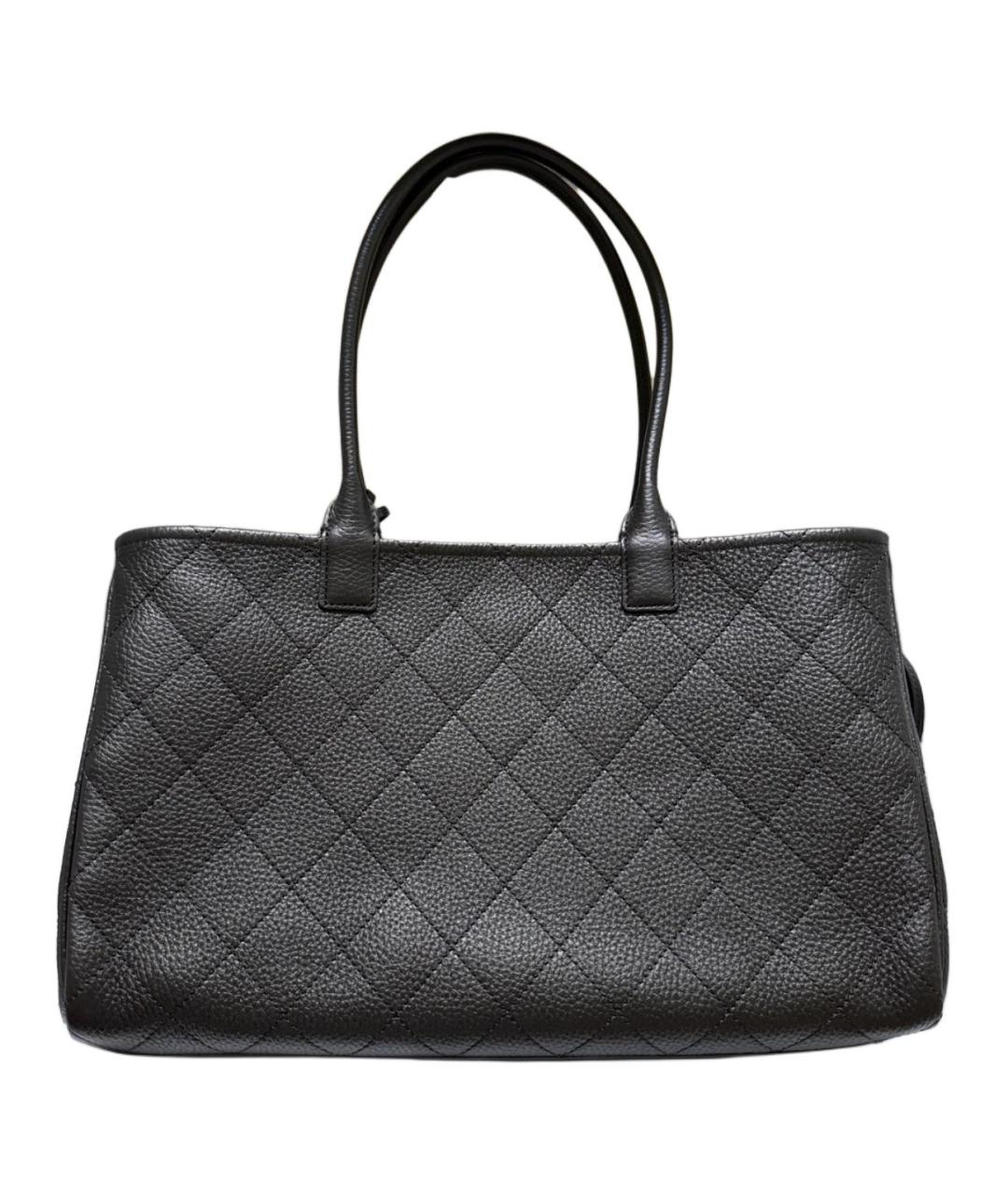 CHANEL Черная кожаная сумка через плечо, фото 4