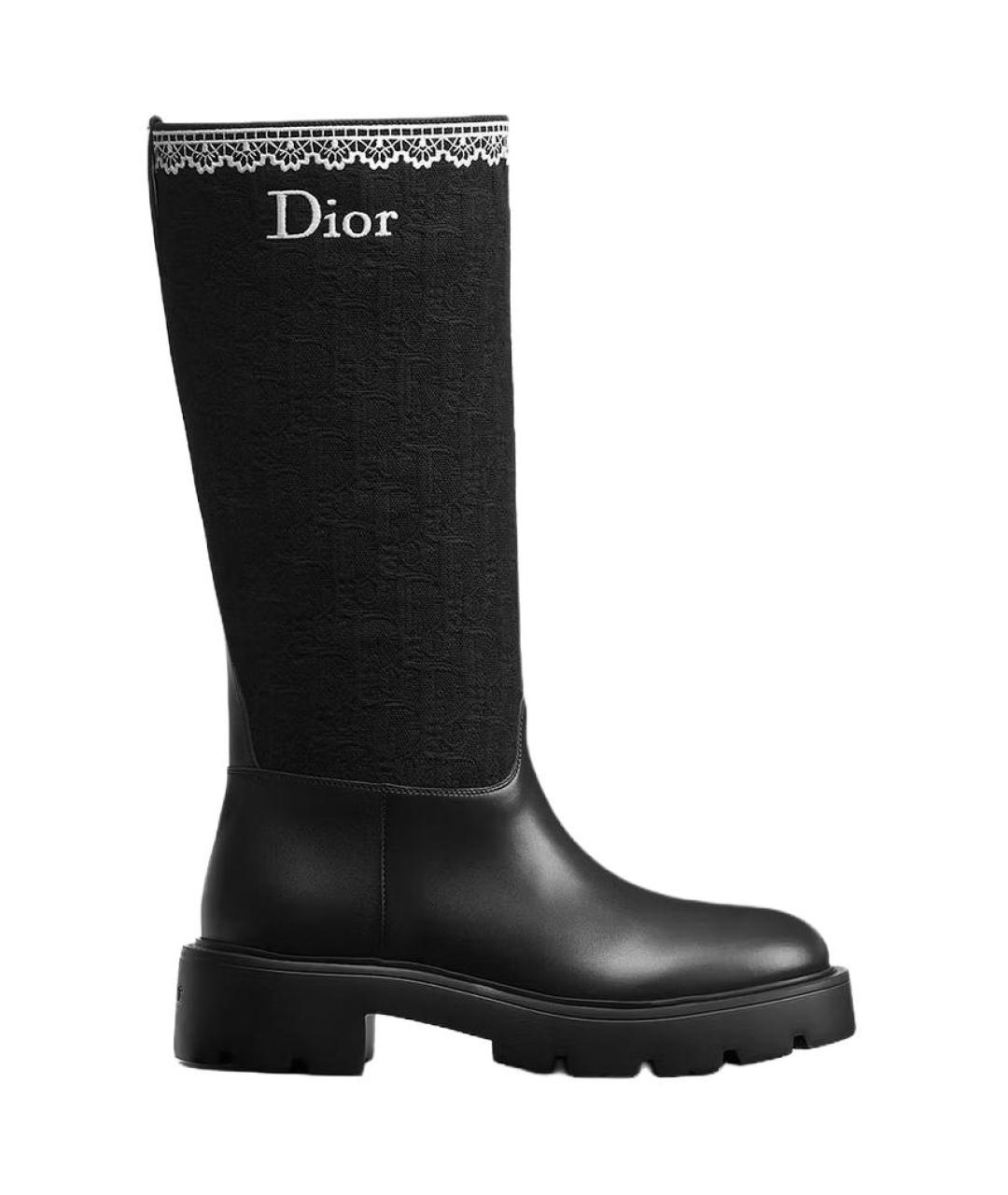 CHRISTIAN DIOR Черные сапоги, фото 1