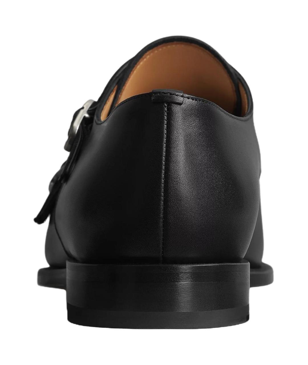 CHRISTIAN DIOR Черные кожаные туфли, фото 4