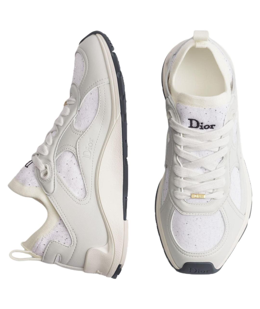 CHRISTIAN DIOR Белые кроссовки, фото 3