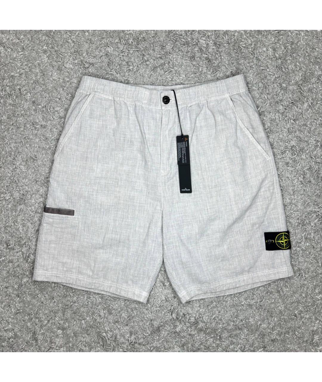 STONE ISLAND Серые шорты, фото 6