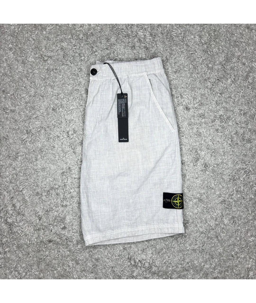 STONE ISLAND Серые шорты, фото 2