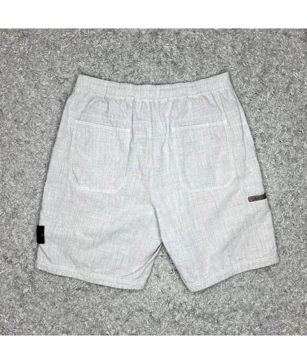 STONE ISLAND Серые шорты, фото 3
