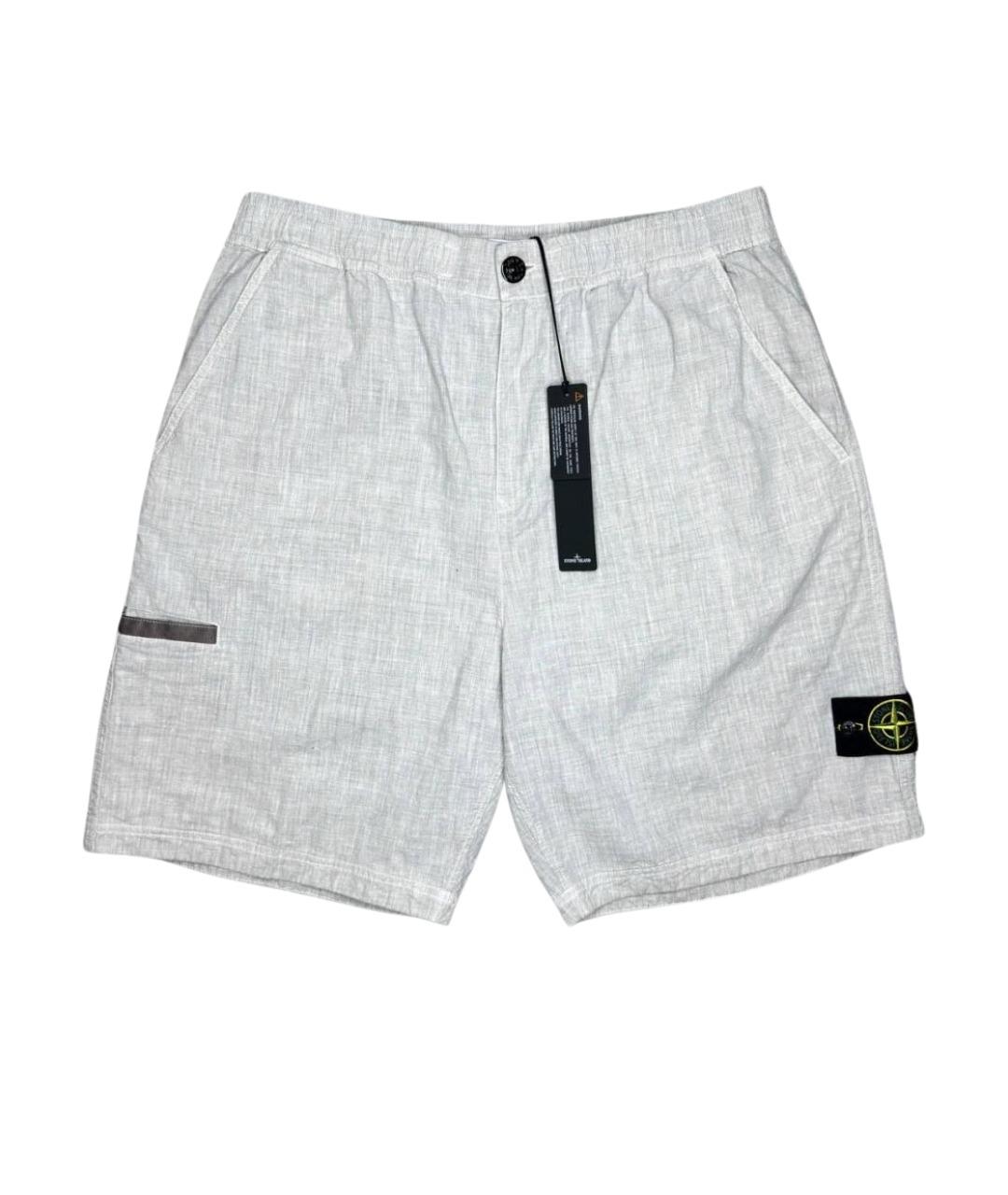 STONE ISLAND Серые шорты, фото 1