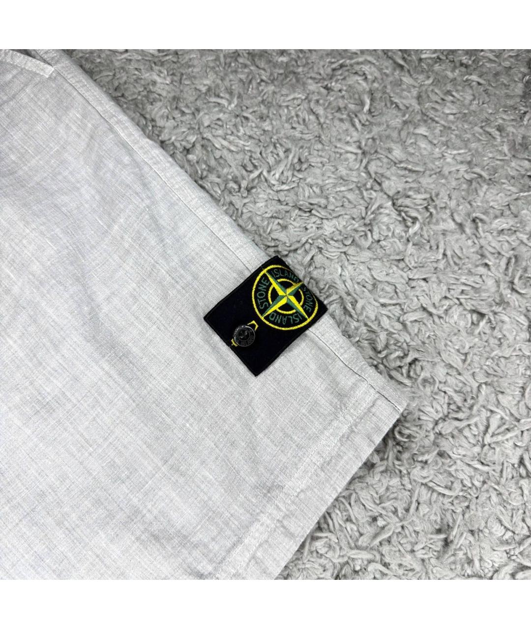 STONE ISLAND Серые шорты, фото 4