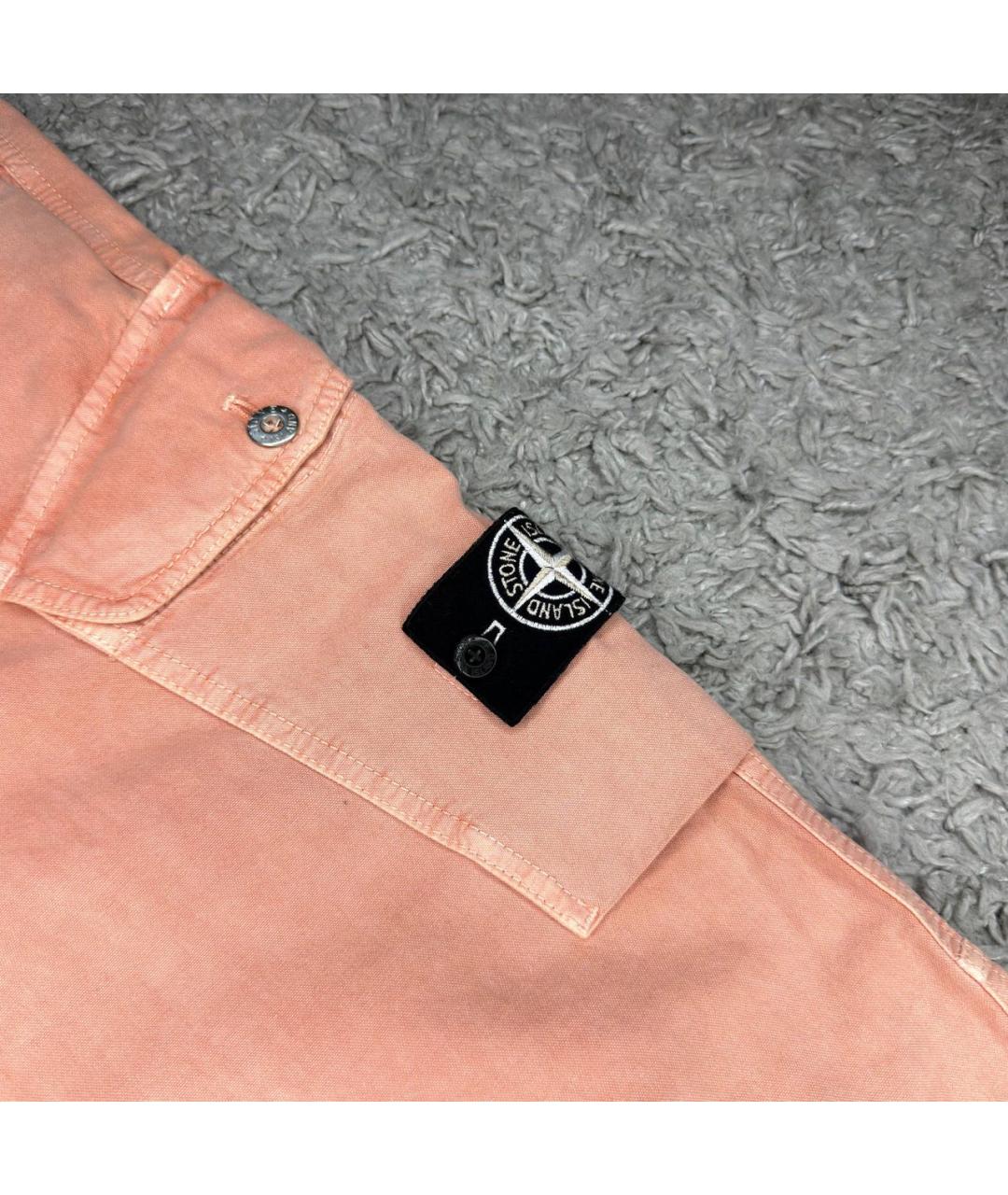 STONE ISLAND Коралловые повседневные брюки, фото 4