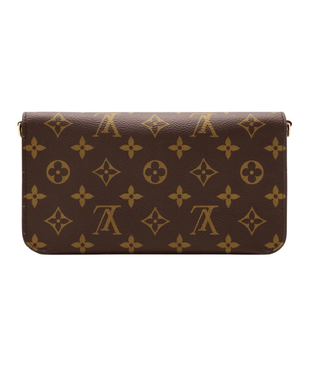 LOUIS VUITTON Коричневая сумка через плечо из канвы, фото 3