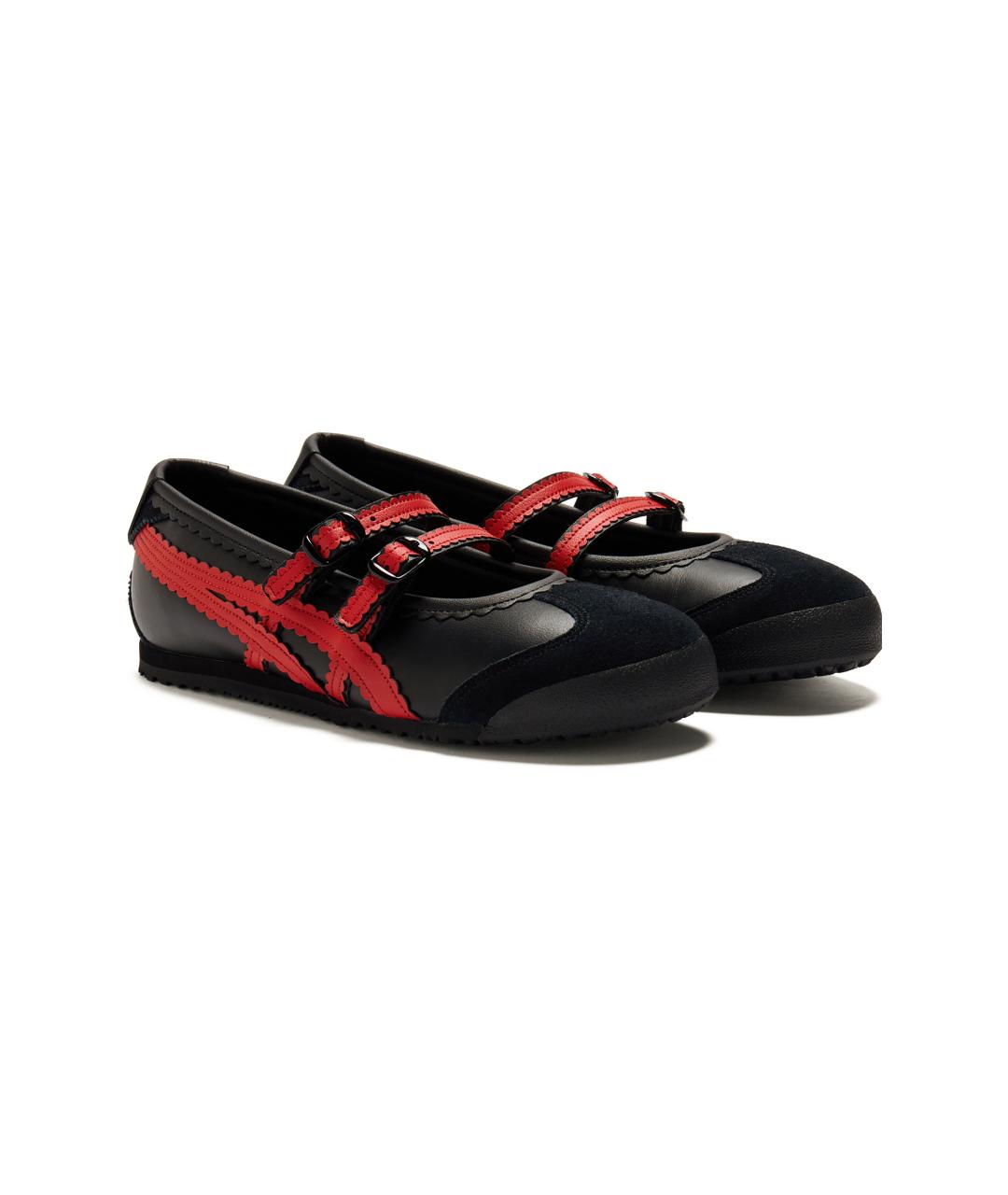 ONITSUKA TIGER Черные кожаные туфли, фото 3