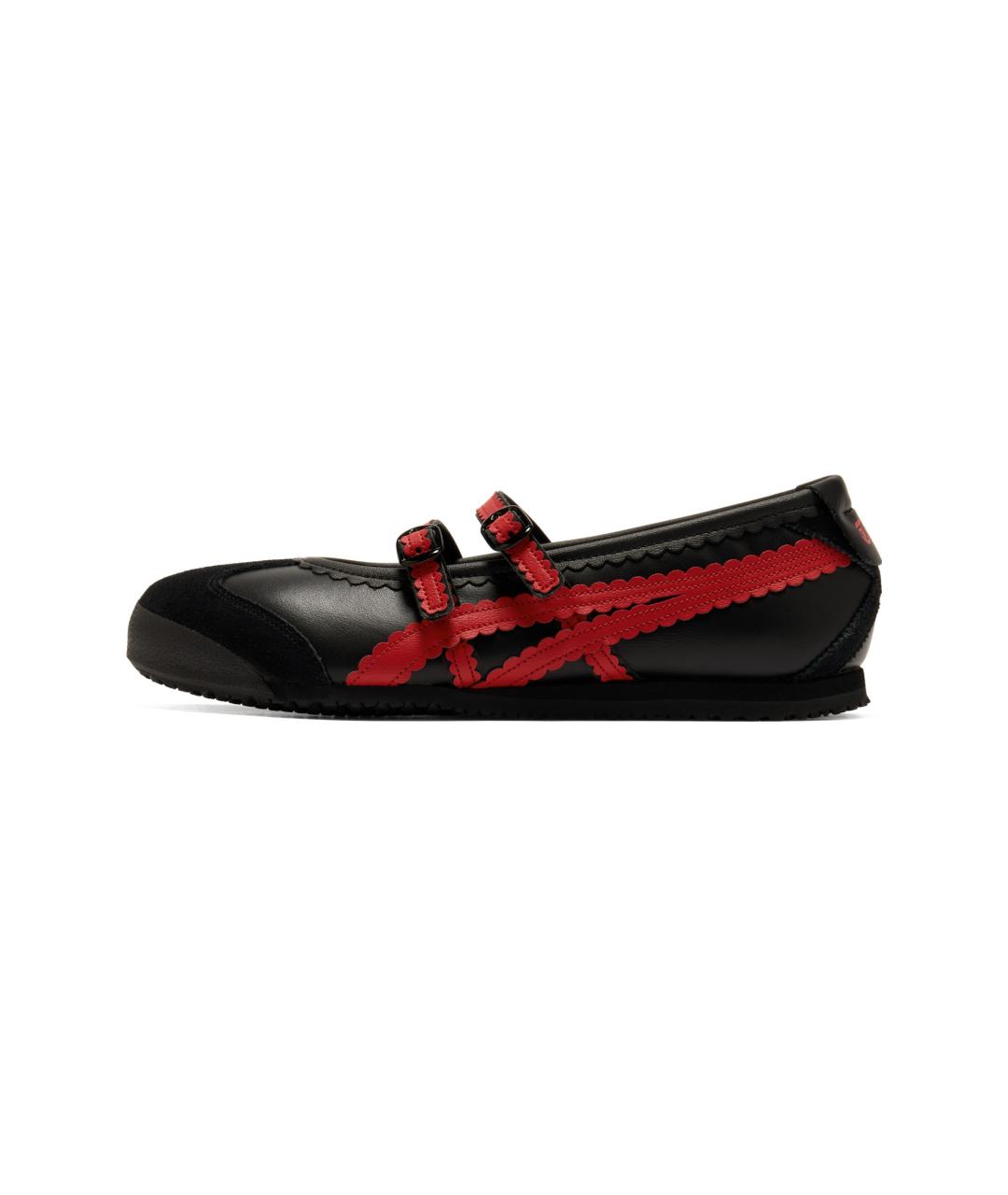 ONITSUKA TIGER Черные кожаные туфли, фото 2