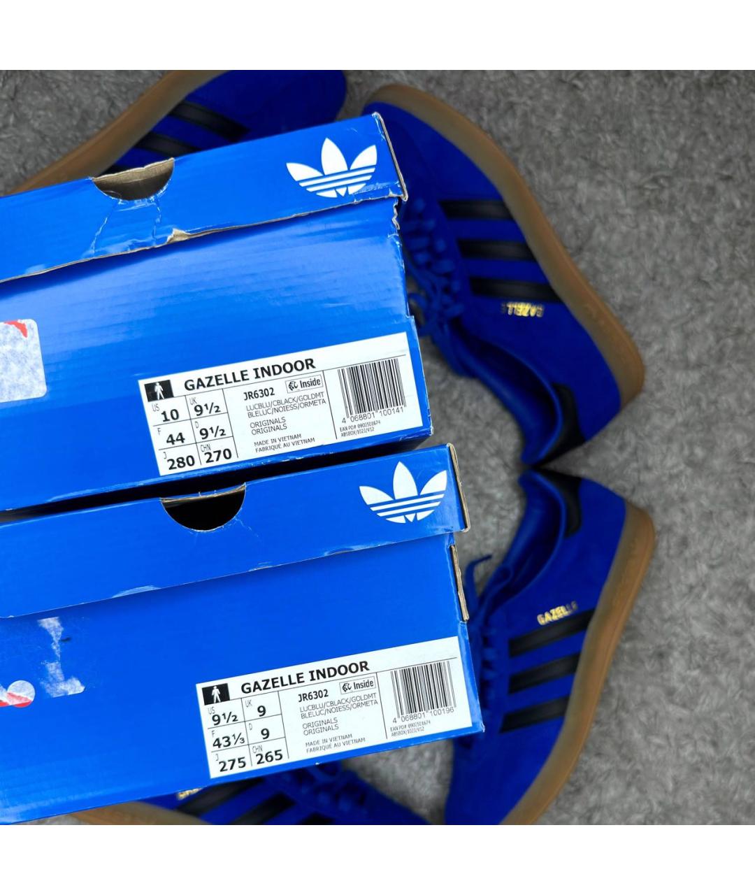 ADIDAS Темно-синие замшевые низкие кроссовки / кеды, фото 5