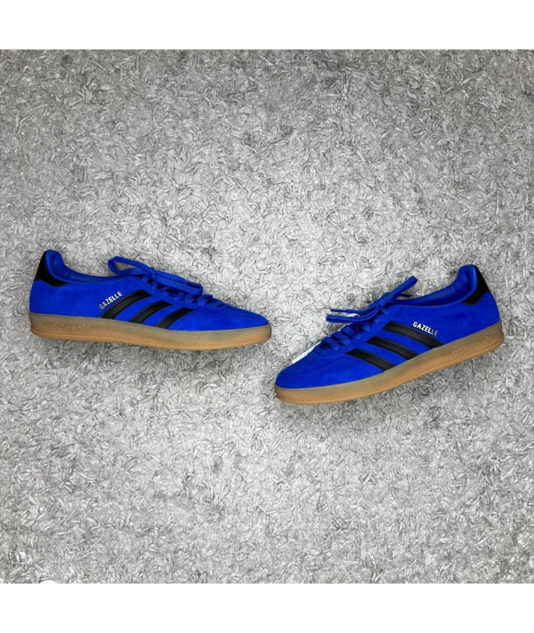 ADIDAS Темно-синие замшевые низкие кроссовки / кеды, фото 6