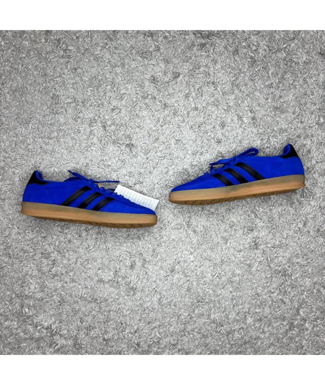 ADIDAS Темно-синие замшевые низкие кроссовки / кеды, фото 2