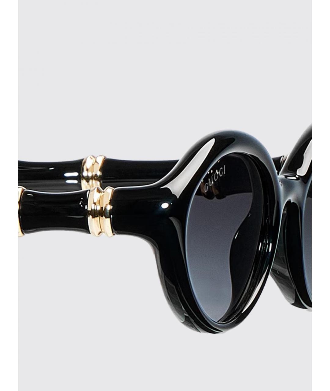 GUCCI Черные пластиковые солнцезащитные очки, фото 4
