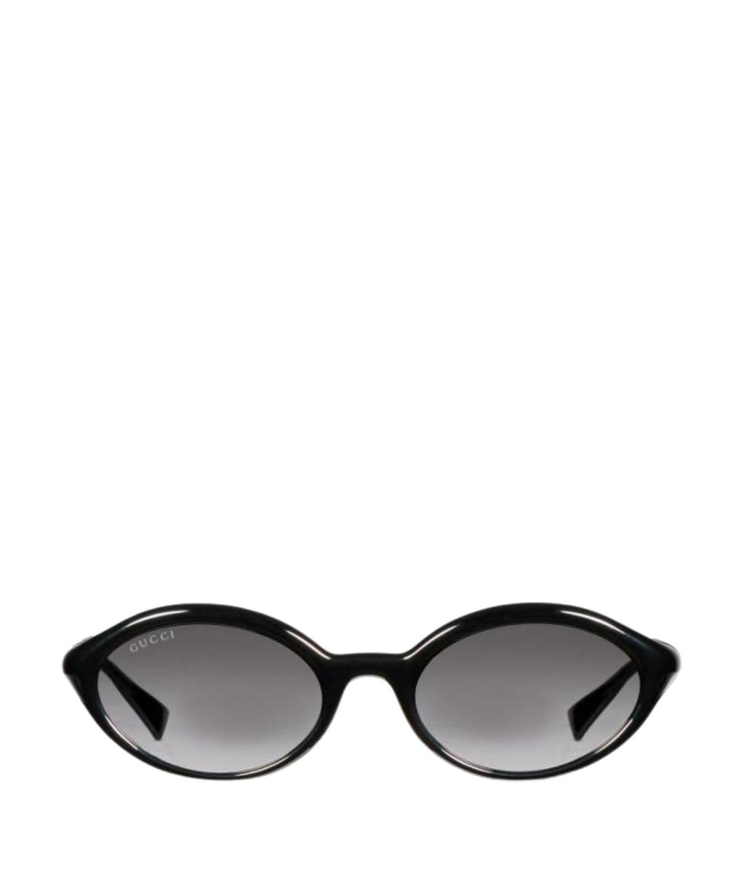 GUCCI Черные пластиковые солнцезащитные очки, фото 1
