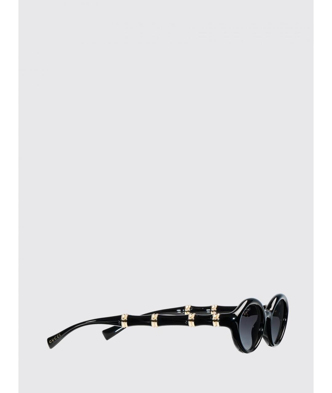 GUCCI Черные пластиковые солнцезащитные очки, фото 2