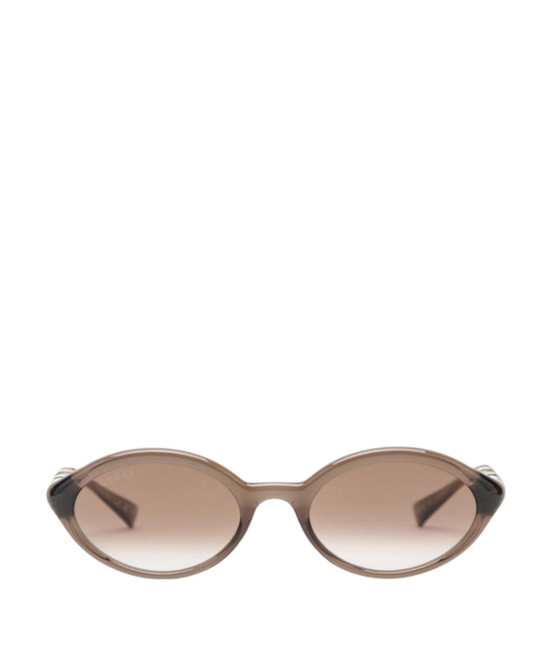 GUCCI Коричневые солнцезащитные очки, фото 1
