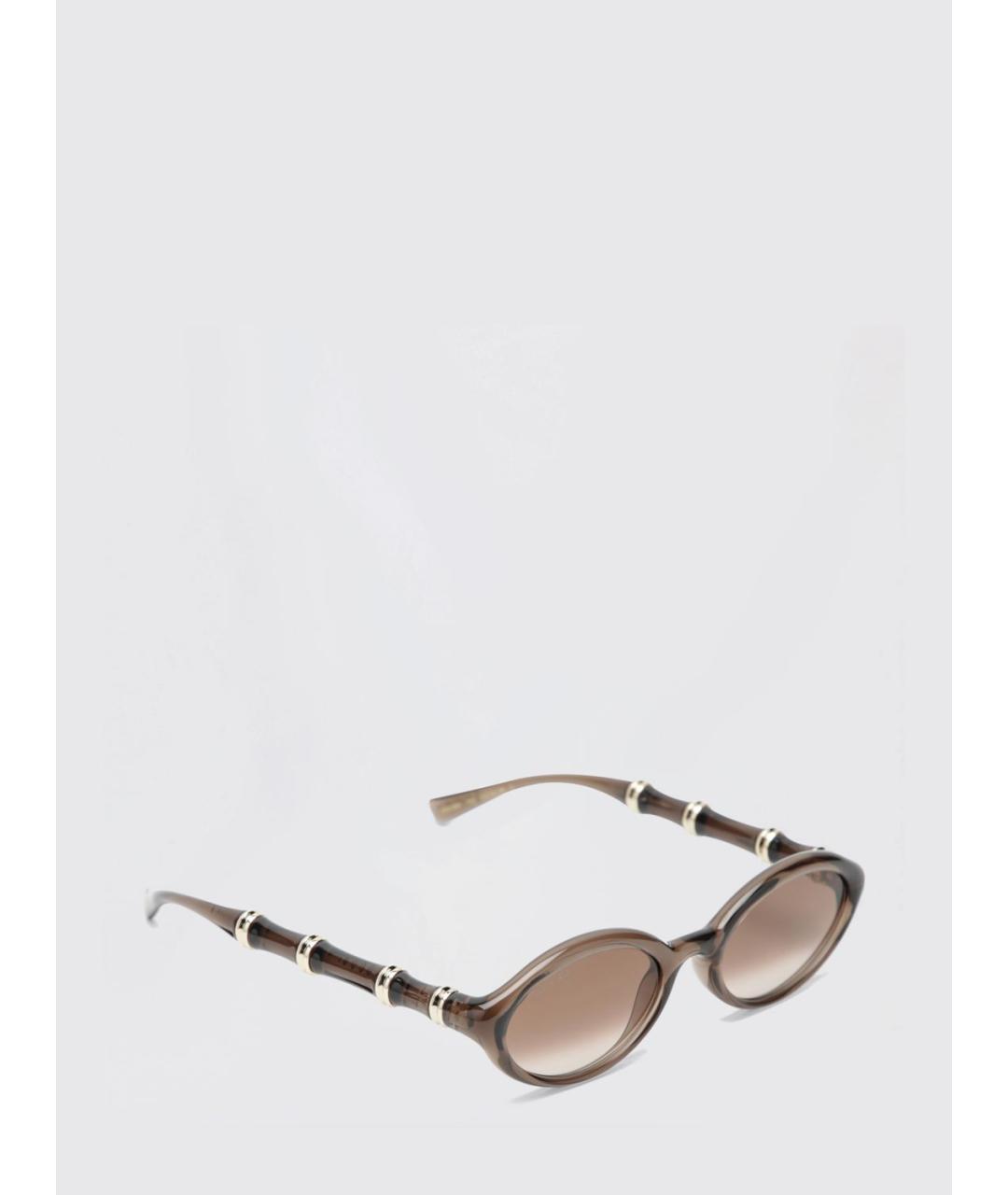 GUCCI Коричневые солнцезащитные очки, фото 2